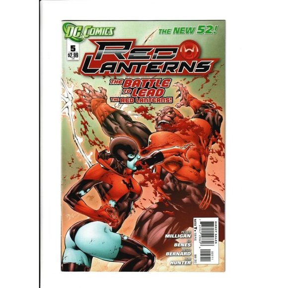 DC Comics #5 The New 52 - Red Lantern: The Battle to Lead the Corps Comic Book - Picture 1 of 2